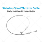36" Braided Stainless Steel Throttle Cable for Ford Bronco (2018–2021)