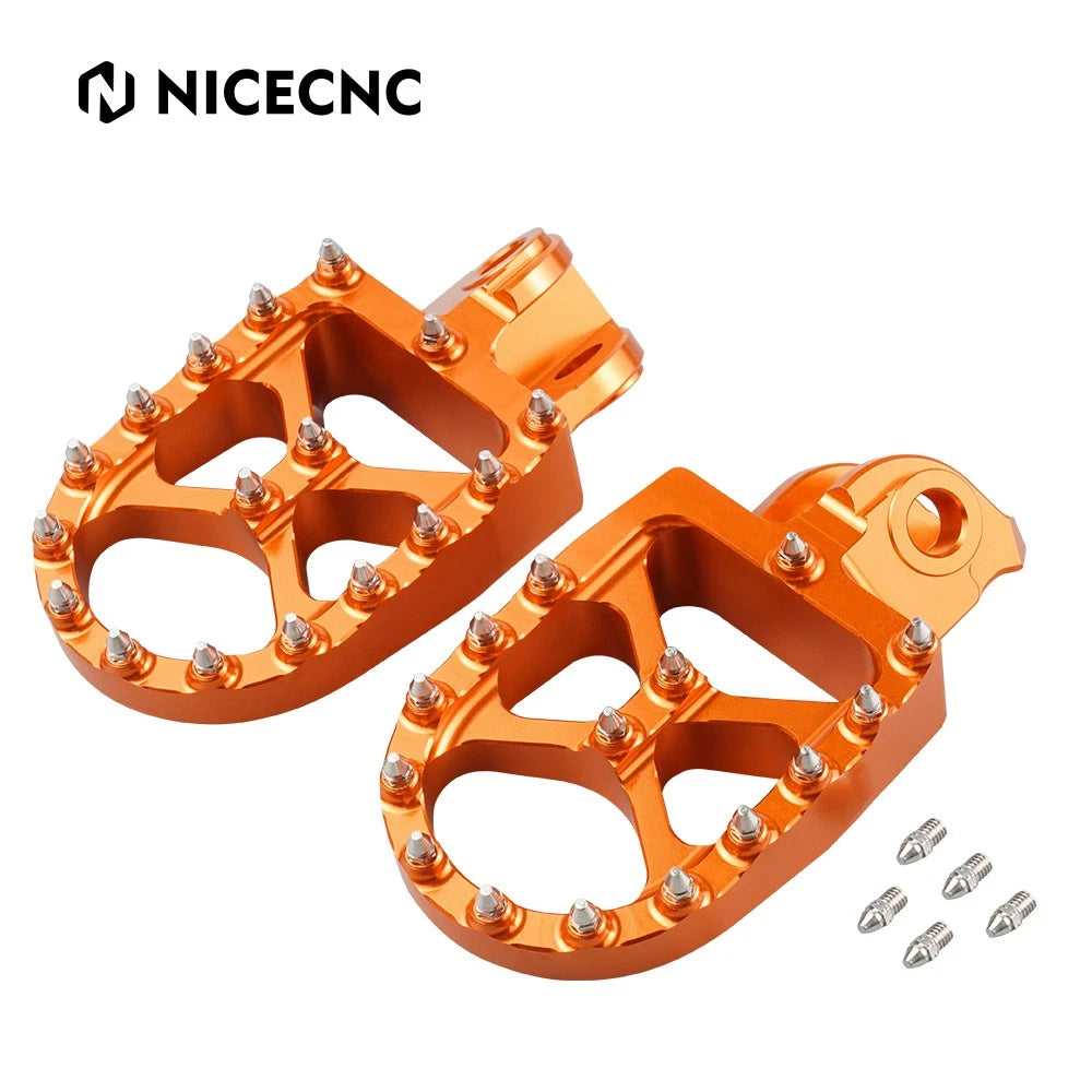 CNC Foot Pegs for KTM 690 Enduro SMC R (2008–2021), 950 990 Adventure (2003–2006)