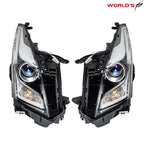 Set of 2 Halogen Projector Headlights for Cadillac ATS (2013–2018)