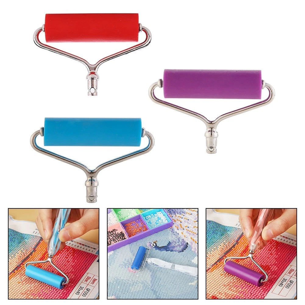 Cross Stitch Roller Tool for Ink Printing Projects