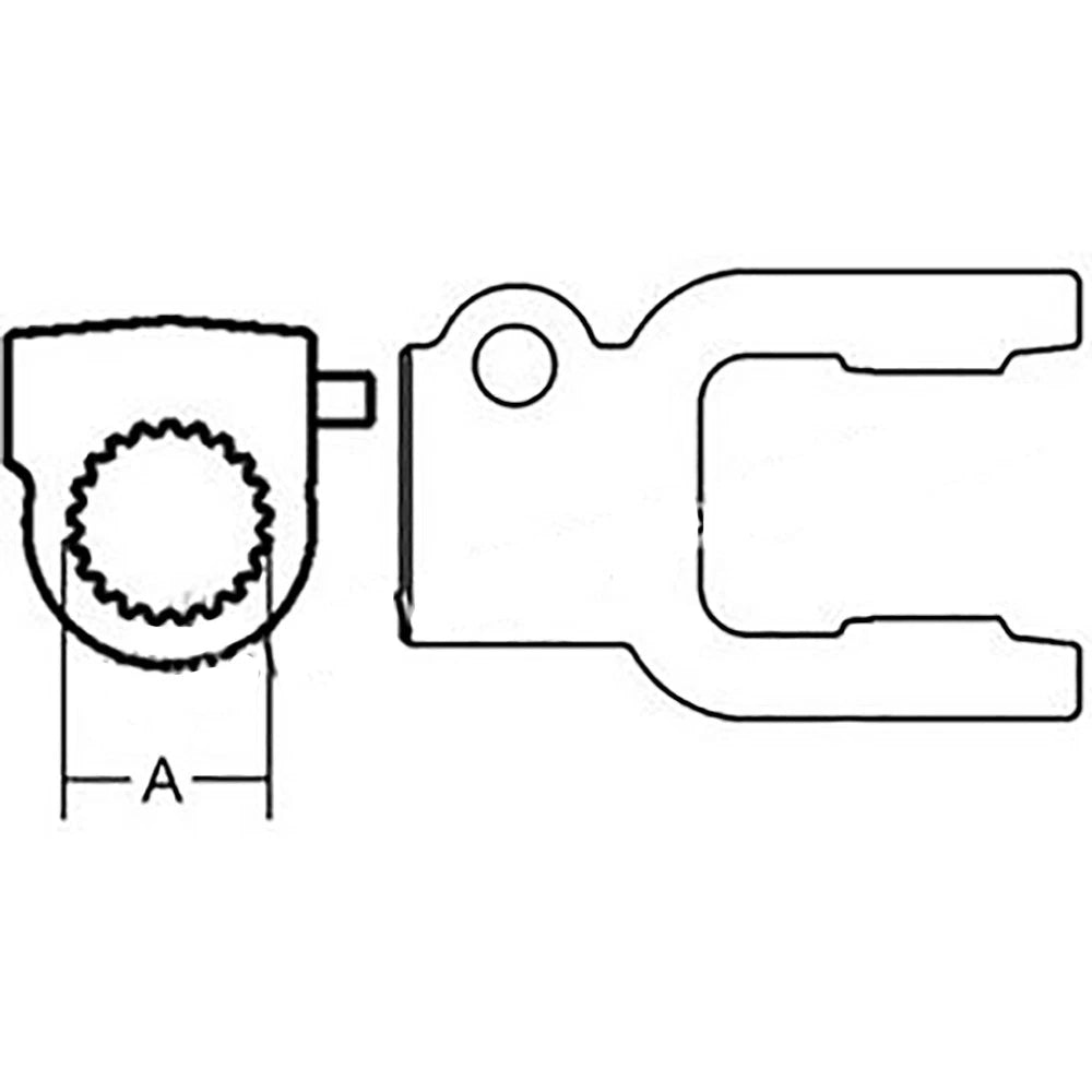 Hay Tedder Yoke QD for Ford New Holland 156 162 163 (W041049, 2200)