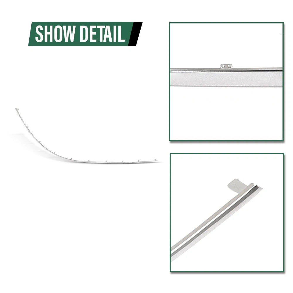 Set of 2 Rear Bumper Trim Molding for Mercedes Benz E350 E550