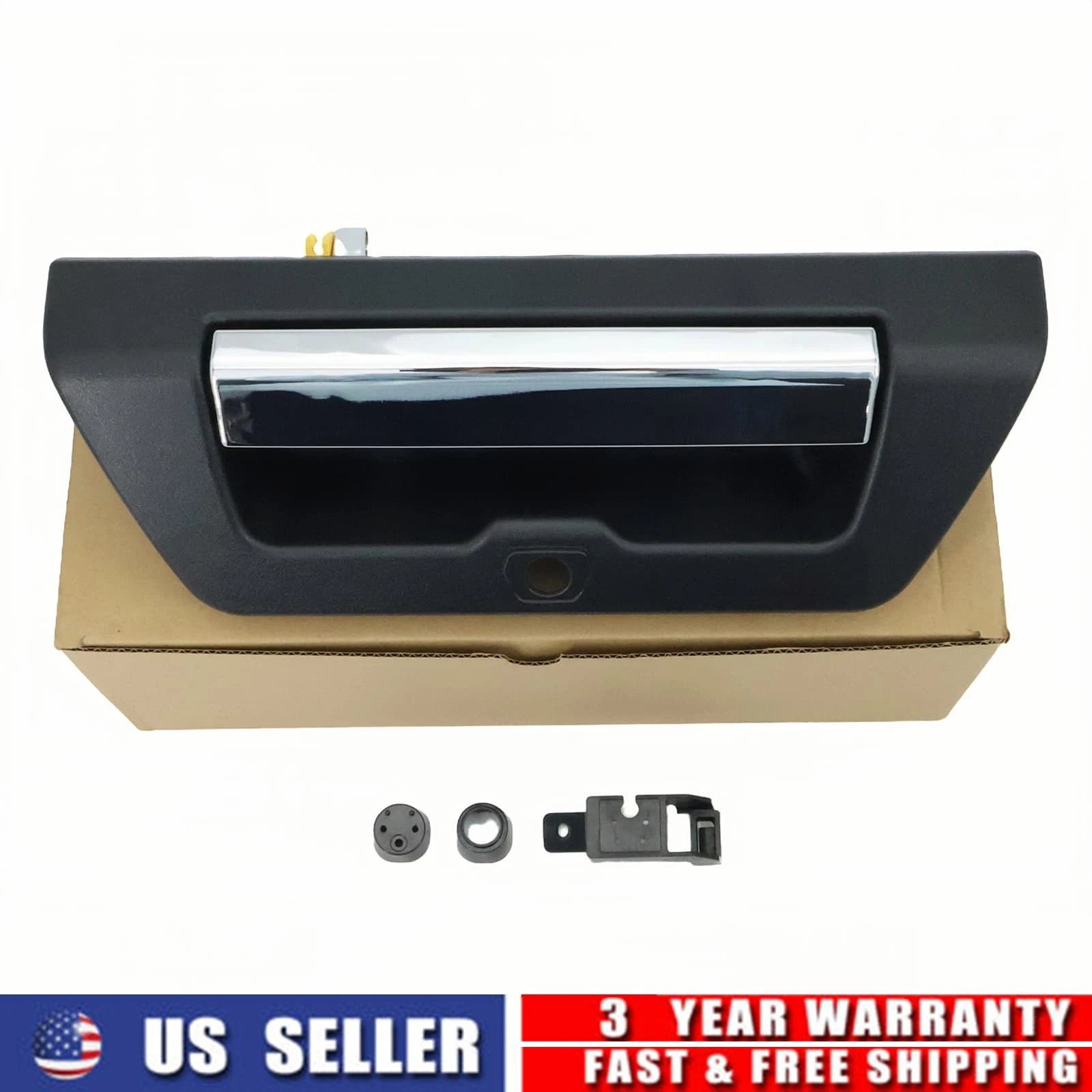 Chrome Tailgate Handle Lever for Ford F-150 Raptor Lariat Platinum (2015–2017)