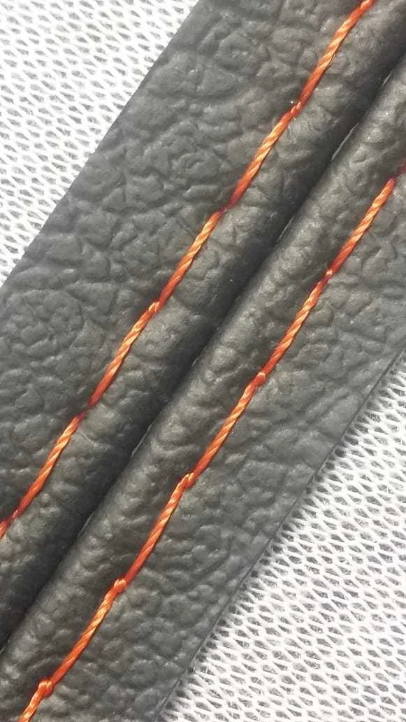 Leather Synthetic Automatic Boot for Mercedes Benz Class C (2001–2009) Orange Stitch