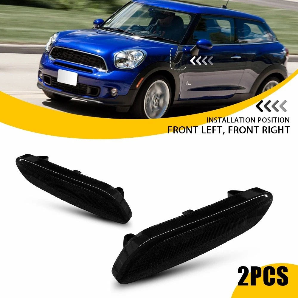 Fender Side Marker Light Smoke Lens for Mini Cooper Countryman (2012–2017)