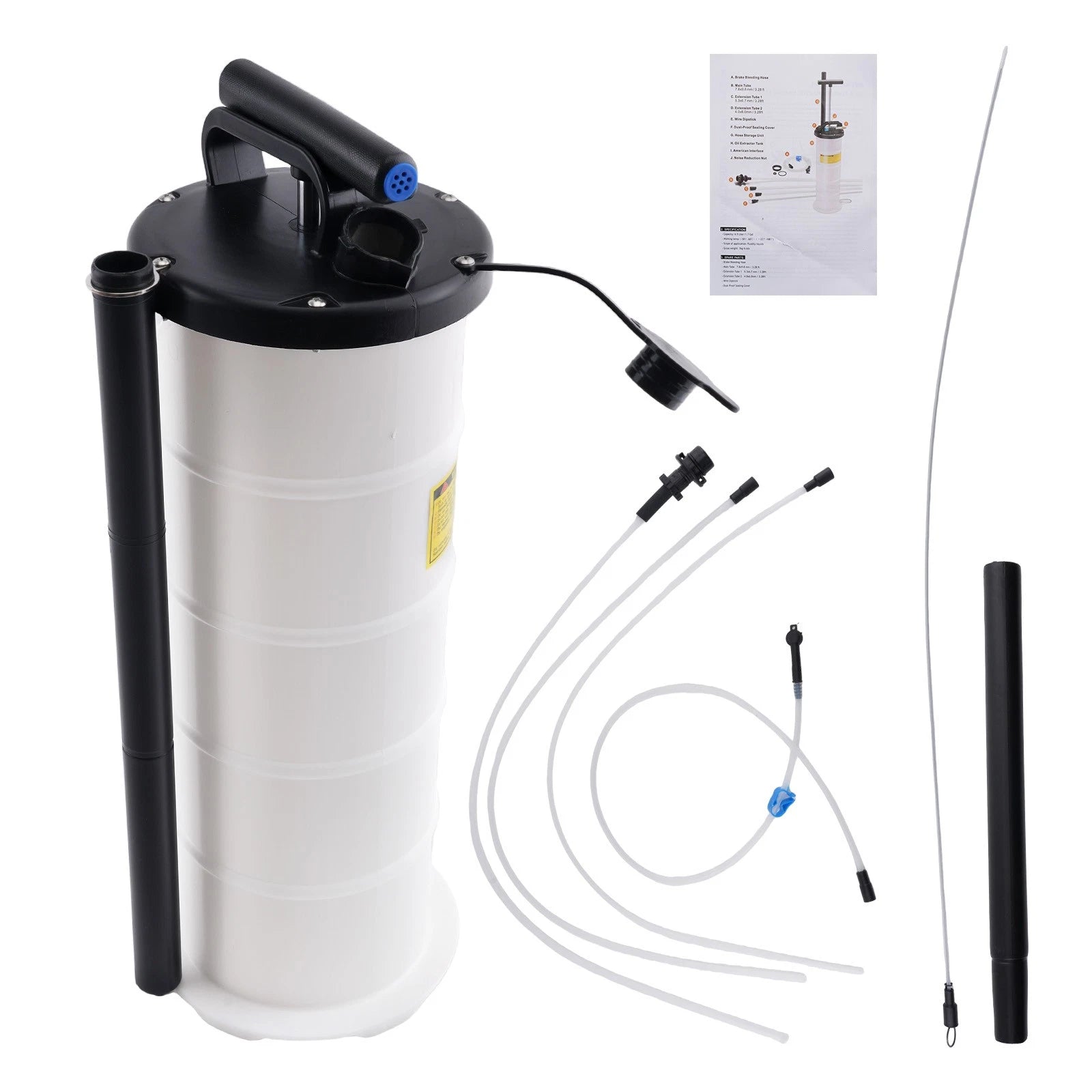 Manual Oil Fluid Extractor Tool 6.5L for Engine Oil Transmission