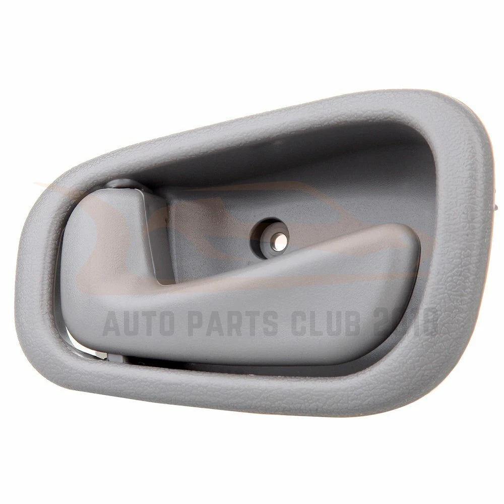 Set of 2 Gray Inner Left Side Door Handles for Chevrolet Prizm Toyota Corolla (1998–2002)