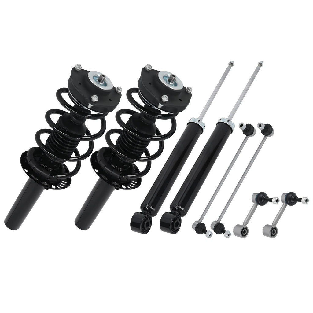 Complete Strut Assembly + Sway Bar for VW Jetta Passat Rabbit