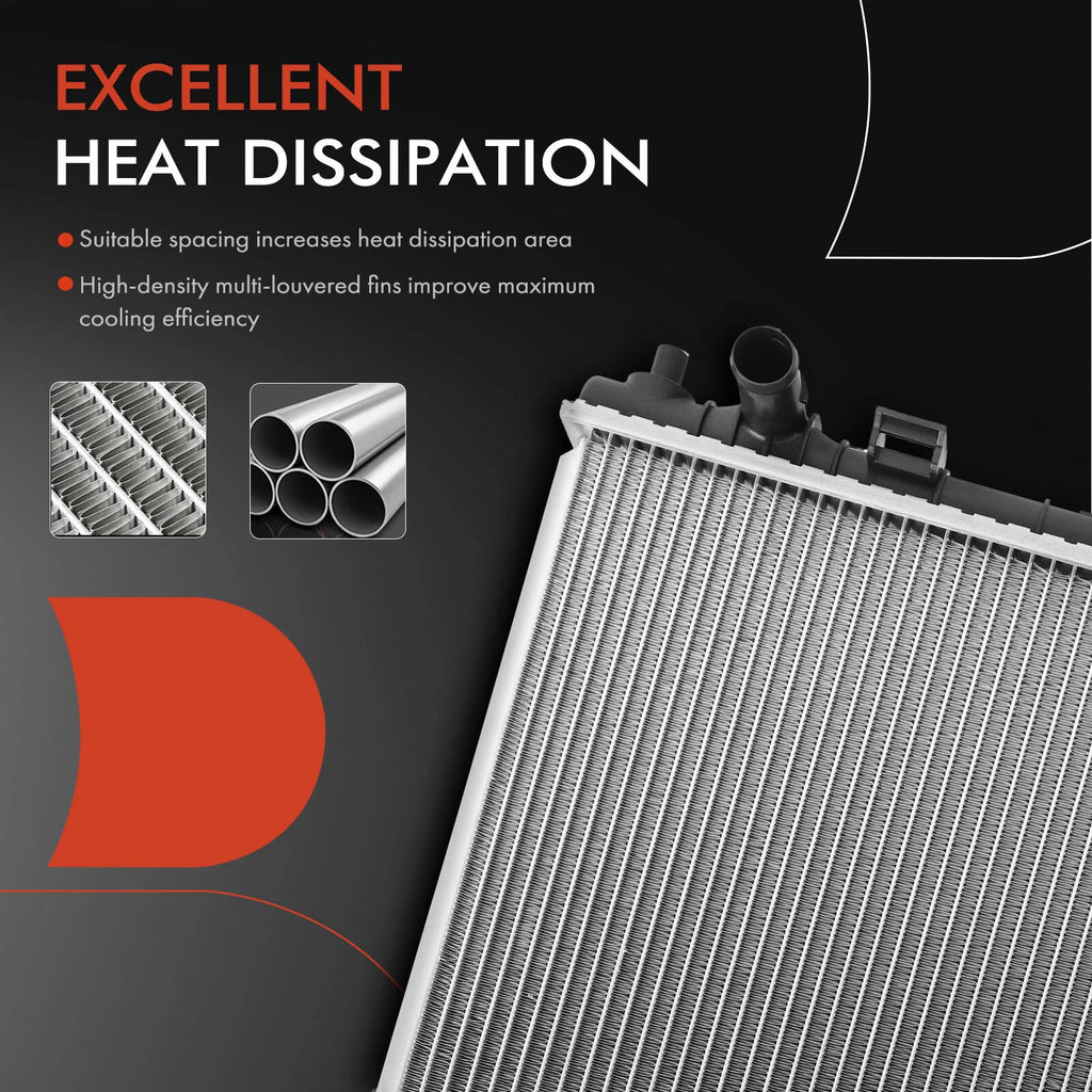Aluminum Radiator for Ford Fiesta (2011–2019) FWD