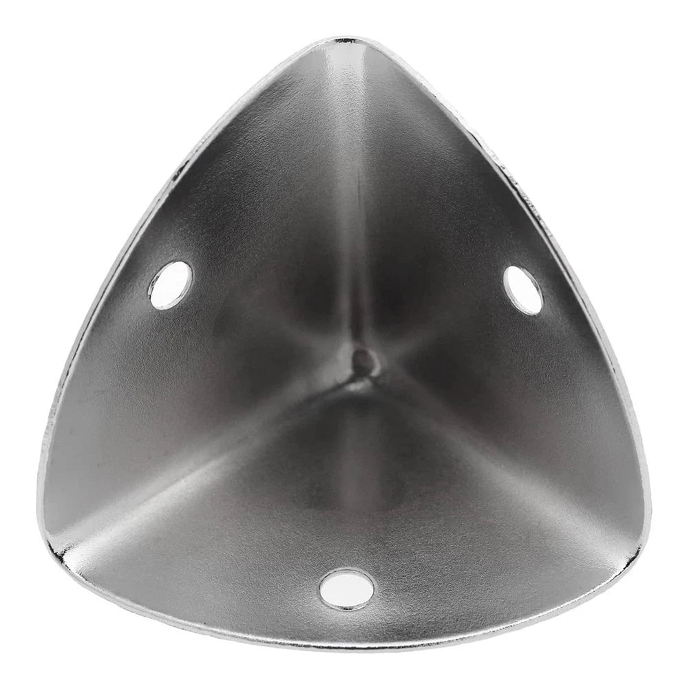 Set of 4 Zinc Alloy Box Edge Corner Protectors with Screws