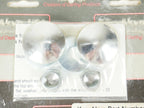 Set of 2 Chrome Top Shock Nut Covers for Harley Dyna (1991–2005)