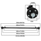 3500lbs 5 Lug Hub Frame with U-Bolt Kit for 85" Width Vehicles