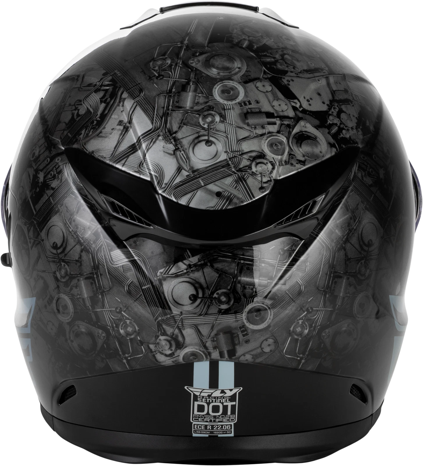 Fly Racing Sentinel Mech Full-Face Helmet for Street (Medium)
