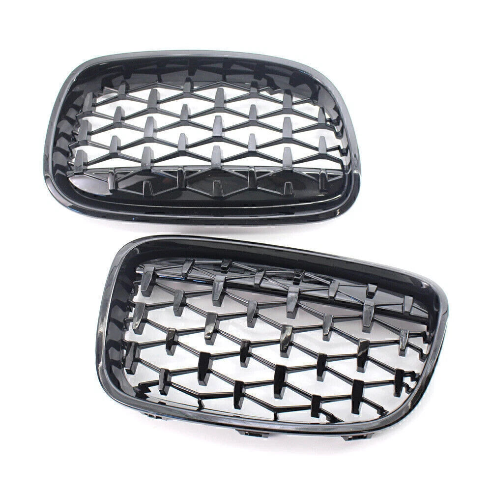 Front Kidney Grille for BMW 1 Series F20 (2011–2014) Gloss Black