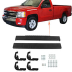 Set of 2 Running Boards for Silverado 1500 (2007–2018) Black Side Steps