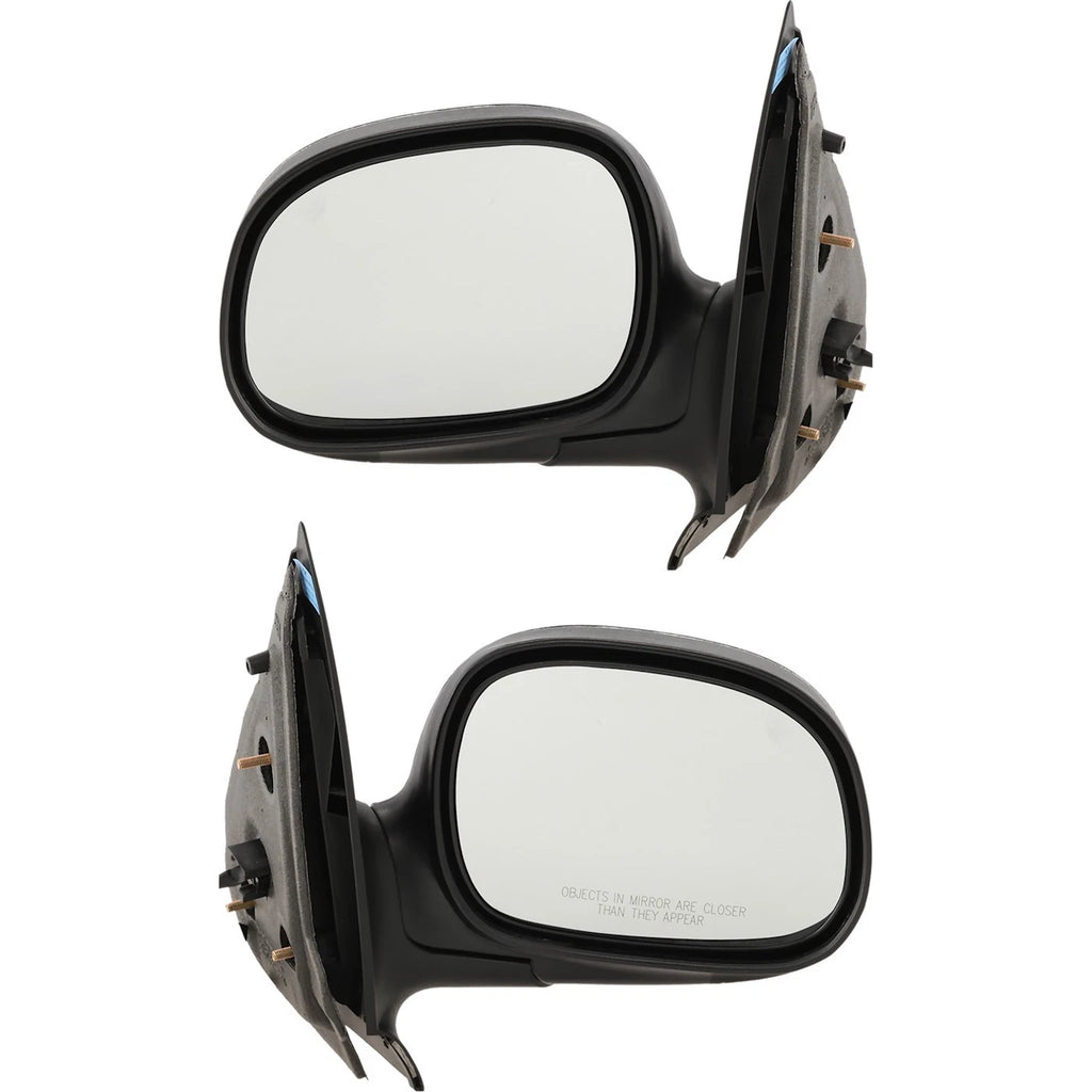 Chrome Power Mirrors Pair for Ford F150 (2001–2003) Crew Cab