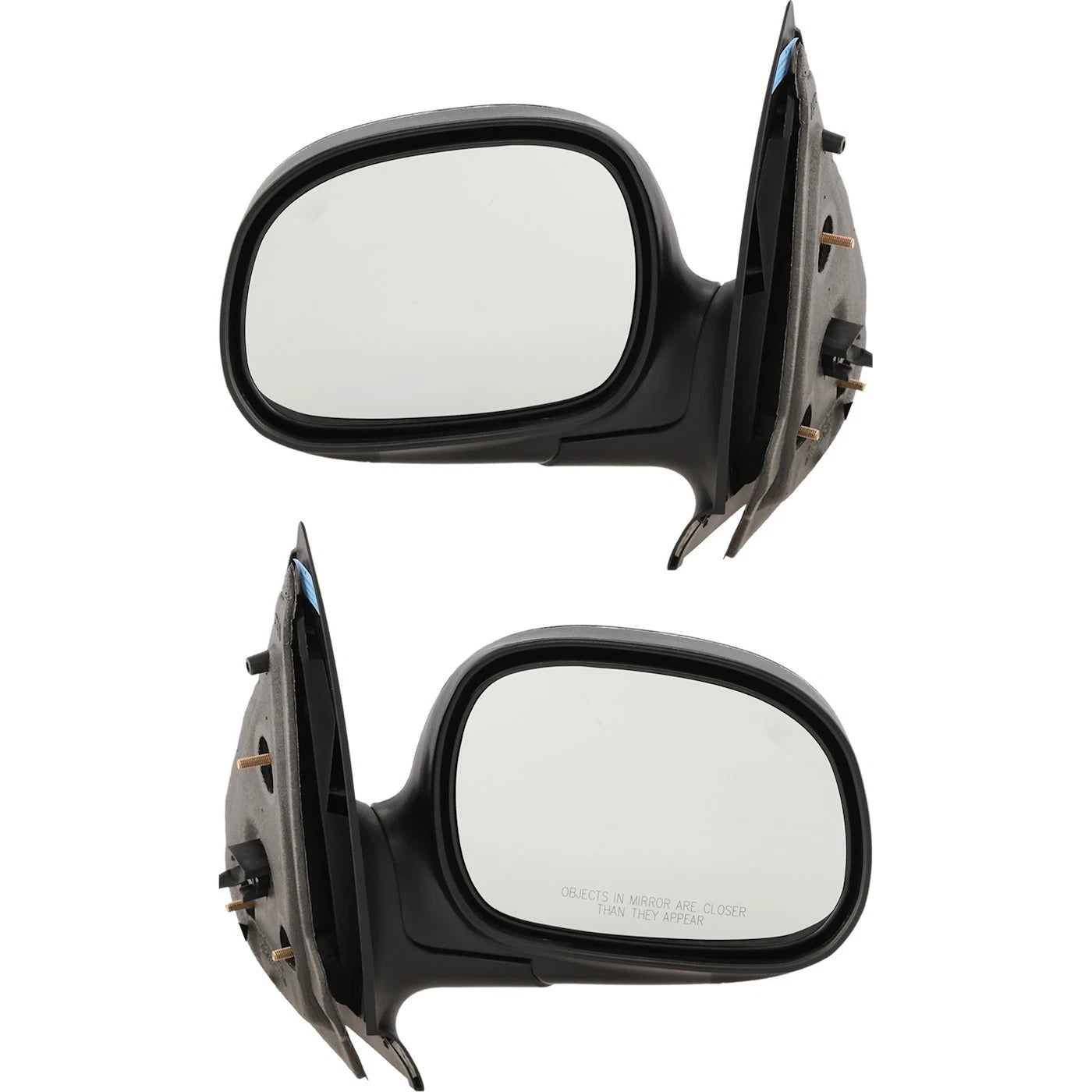 Chrome Power Mirrors Pair for Ford F150 (2001–2003) Crew Cab
