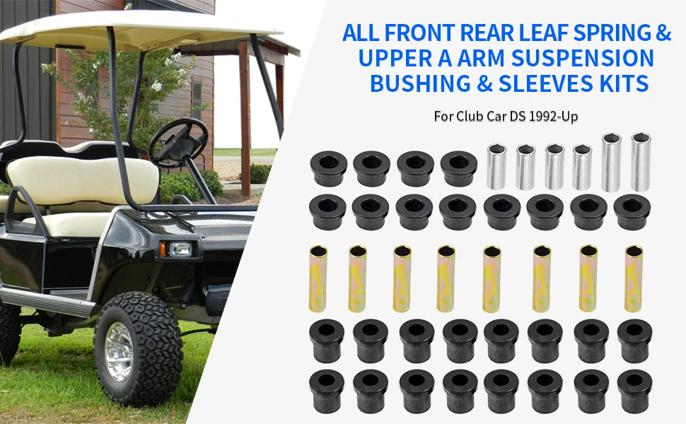 Leaf Spring & Upper A Arm Suspension for Club Car DS ( before purchase)