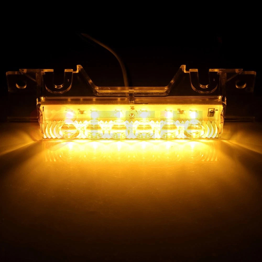 5X Cab Marker Light for Volvo VN/VNL (2003–Present) 6 LED + Switch