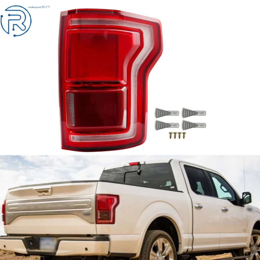 LED Tail Light Assembly for Ford F-150 (2015–2017) Right Red
