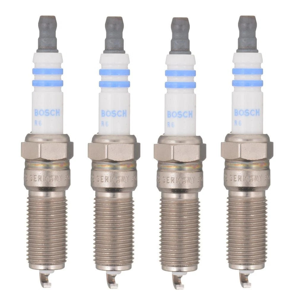 Set of 4 Bosch OE Double Iridium Spark Plugs for Camaro Fiesta XF