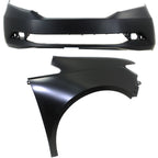 Fender Bumper Cover Kit for Honda Odyssey (2014–2017) Front Right Primed