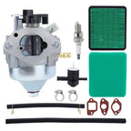 Carburetor Kit & Air Filter for Honda GCV170LA HRN216 HRX217 (2015-2023)