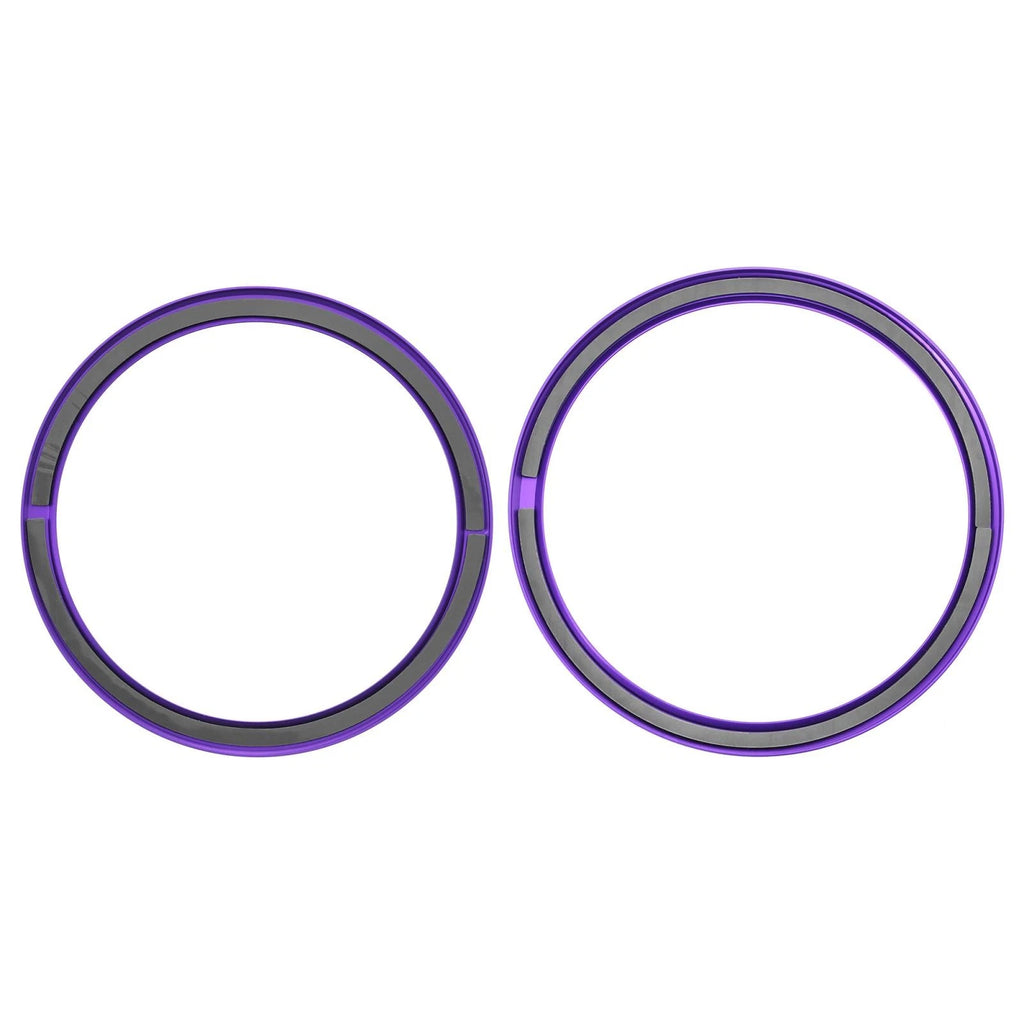 Set of 4 AC Outer Vent Rings Trim Covers for Chevrolet Camaro (2016–2020) Purple