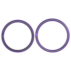 Set of 4 AC Outer Vent Rings Trim Covers for Chevrolet Camaro (2016–2020) Purple