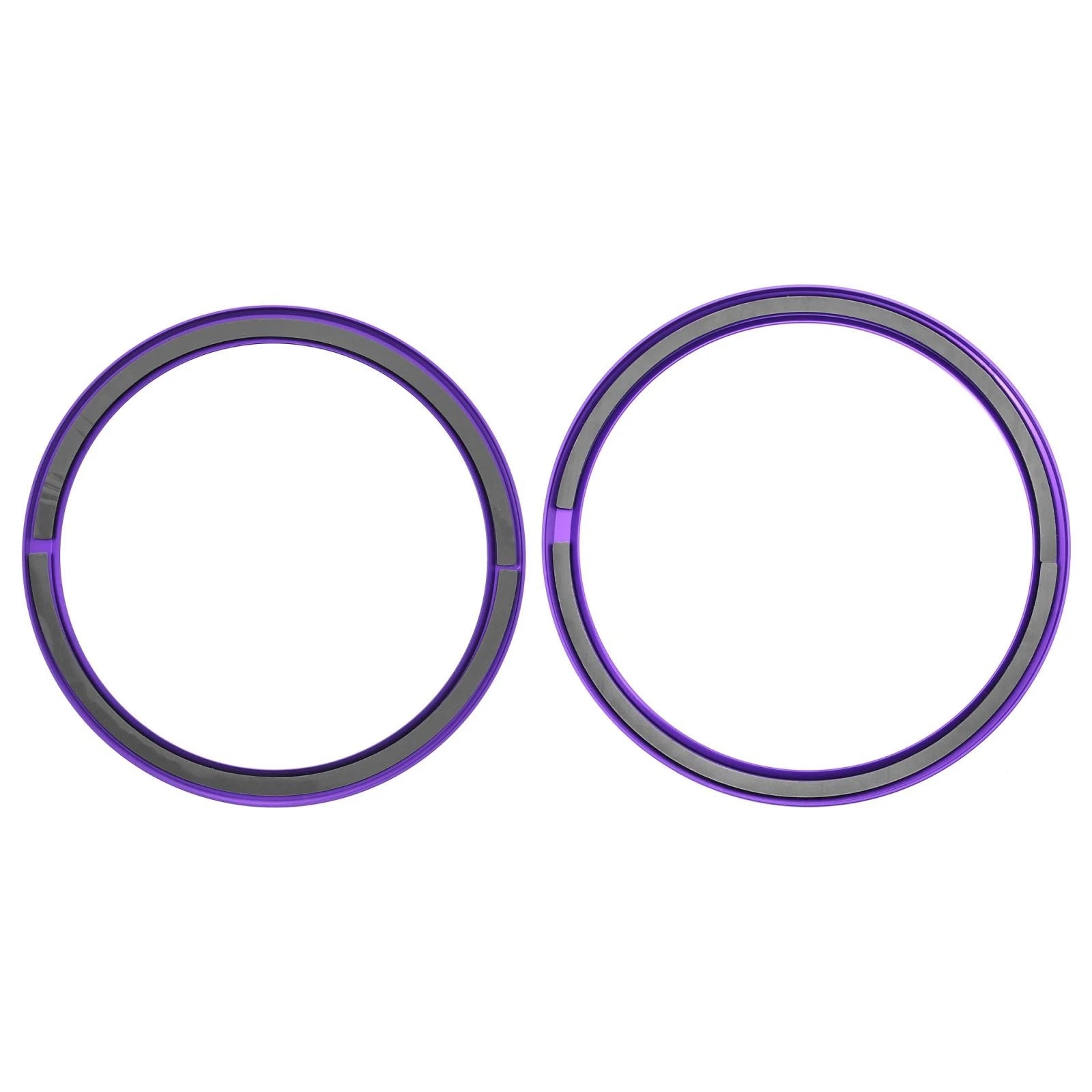 Set of 4 AC Outer Vent Rings Trim Covers for Chevrolet Camaro (2016–2020) Purple