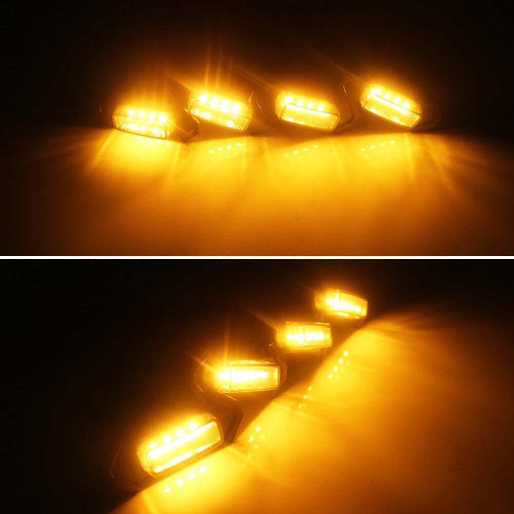 Smoked Lens Amber LED Front Grille Light for Toyota Tacoma (2016–2019)