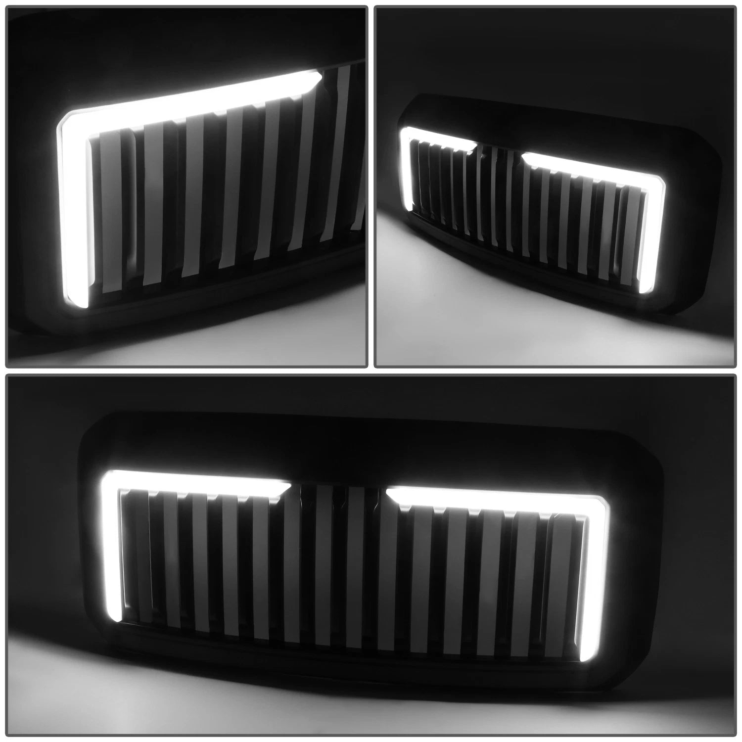 Matte Black Front Bumper Grille for Ford F-250/350/450/550 (2011–2016)