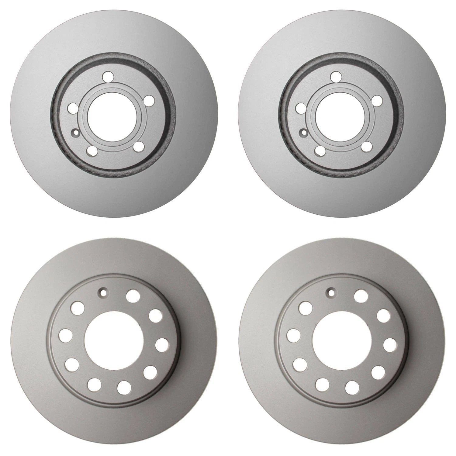 Hella Brake Rotors Kit 312mm Front 255mm Rear for Audi A4 A4 Quattro (2002–2006)