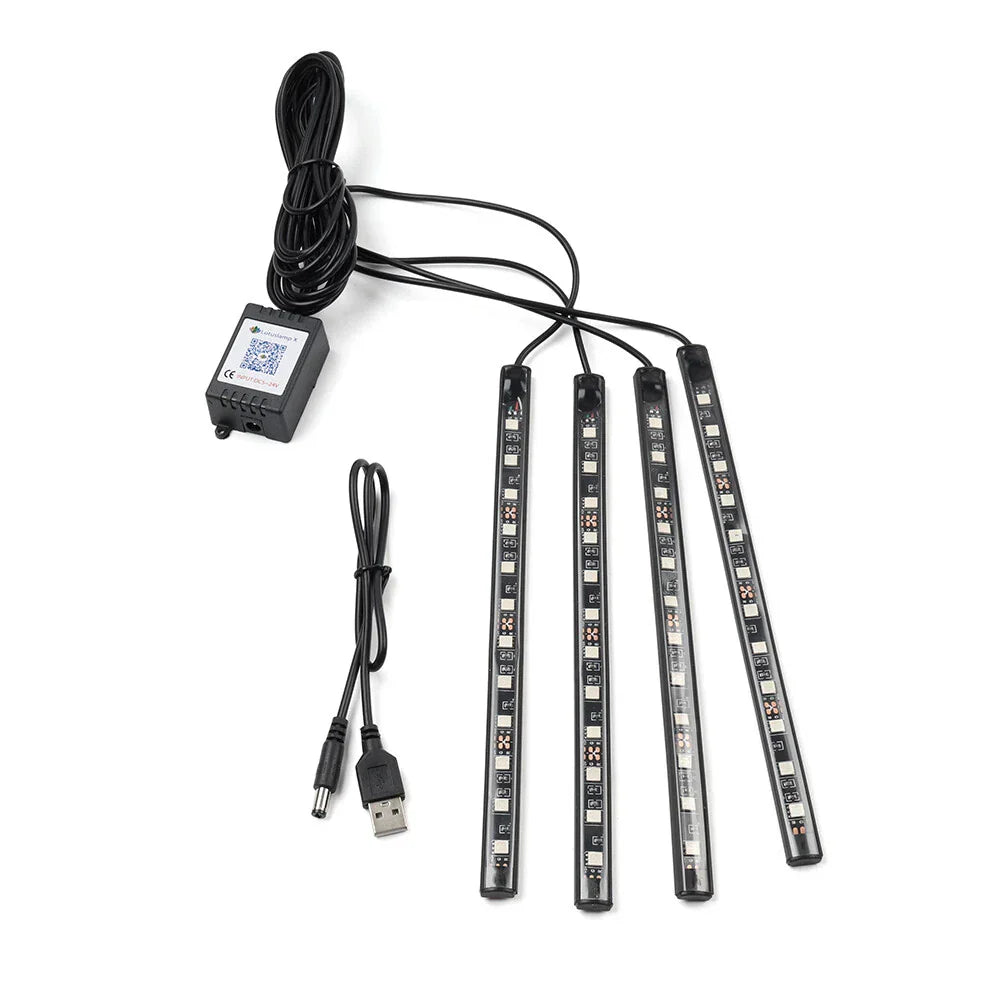RGB Music Voice Control Floor Atmosphere Light for Car