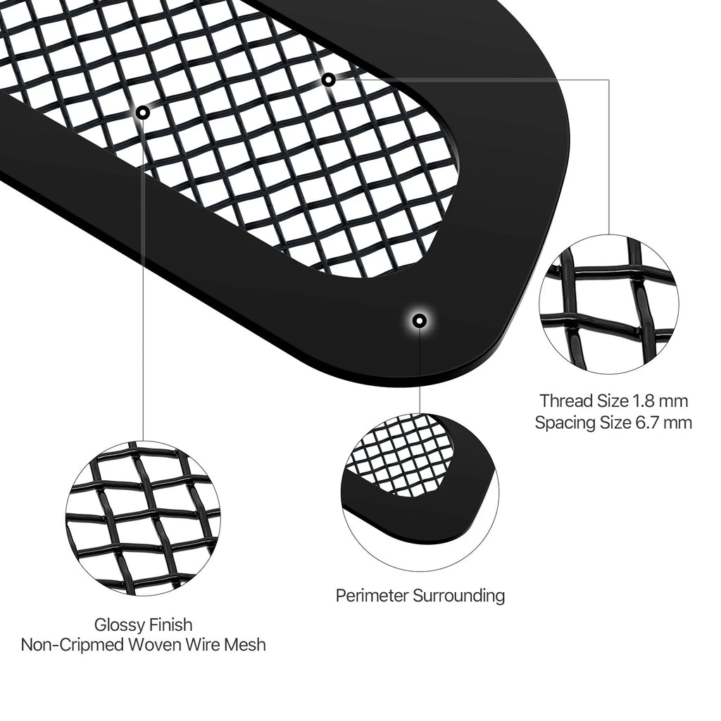 Stainless Black Mesh Grille Insert for Dodge Challenger (2011-2014)