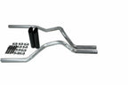 2.5" Dual Exhaust Kit for Dodge Ram 1500 (2019–2025) No Muffler Black Tips