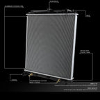 Full Aluminum Core Cooling Radiator for Nissan Frontier/Xterra (2005–2018) DPI 2807