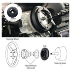 Bolt-on Installation Hub Adapter Steering Spacer for BMW E46 (1998–2006)