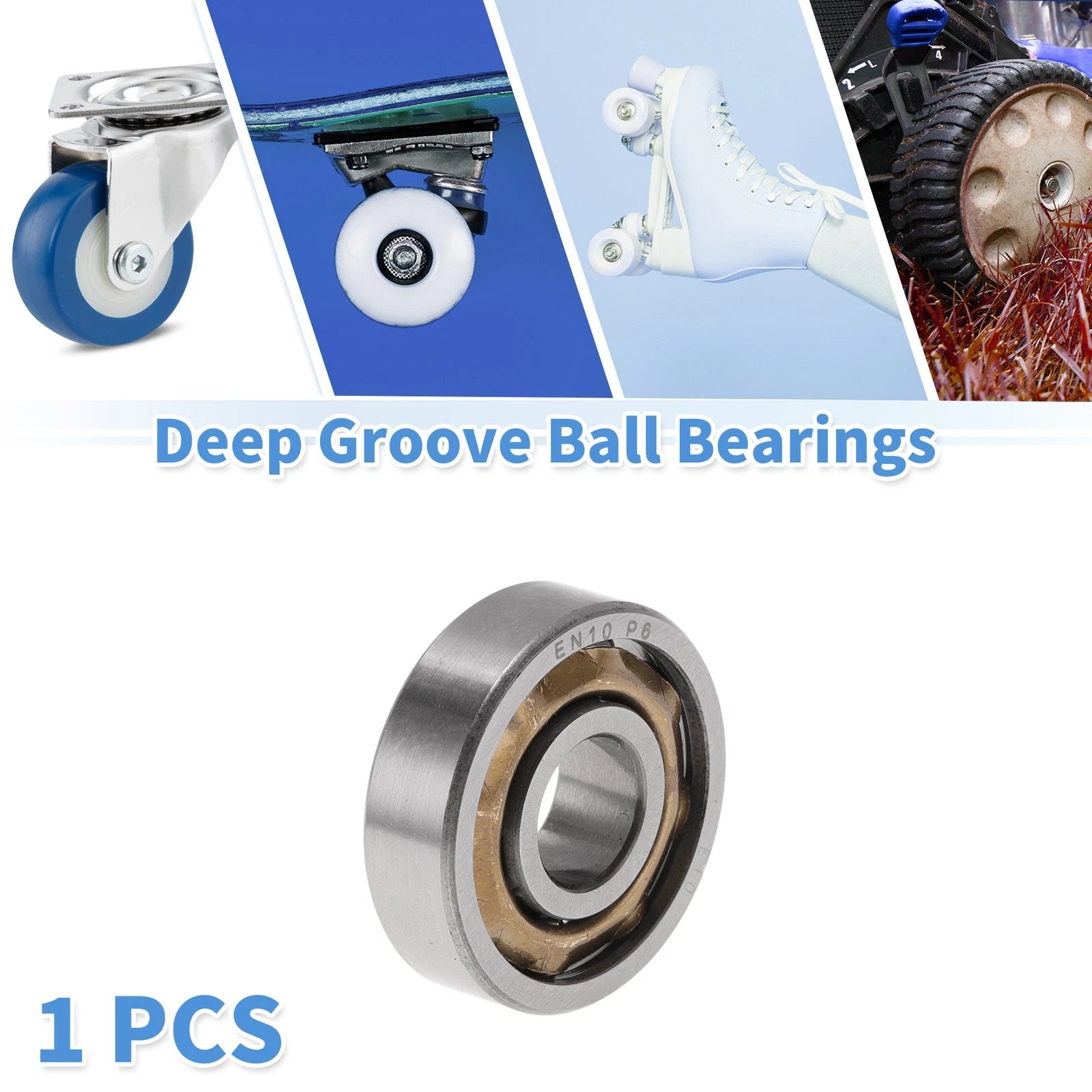 Deep Groove Ball Bearings 10x28x8mm for Scooter Skateboard (No Year Specified)