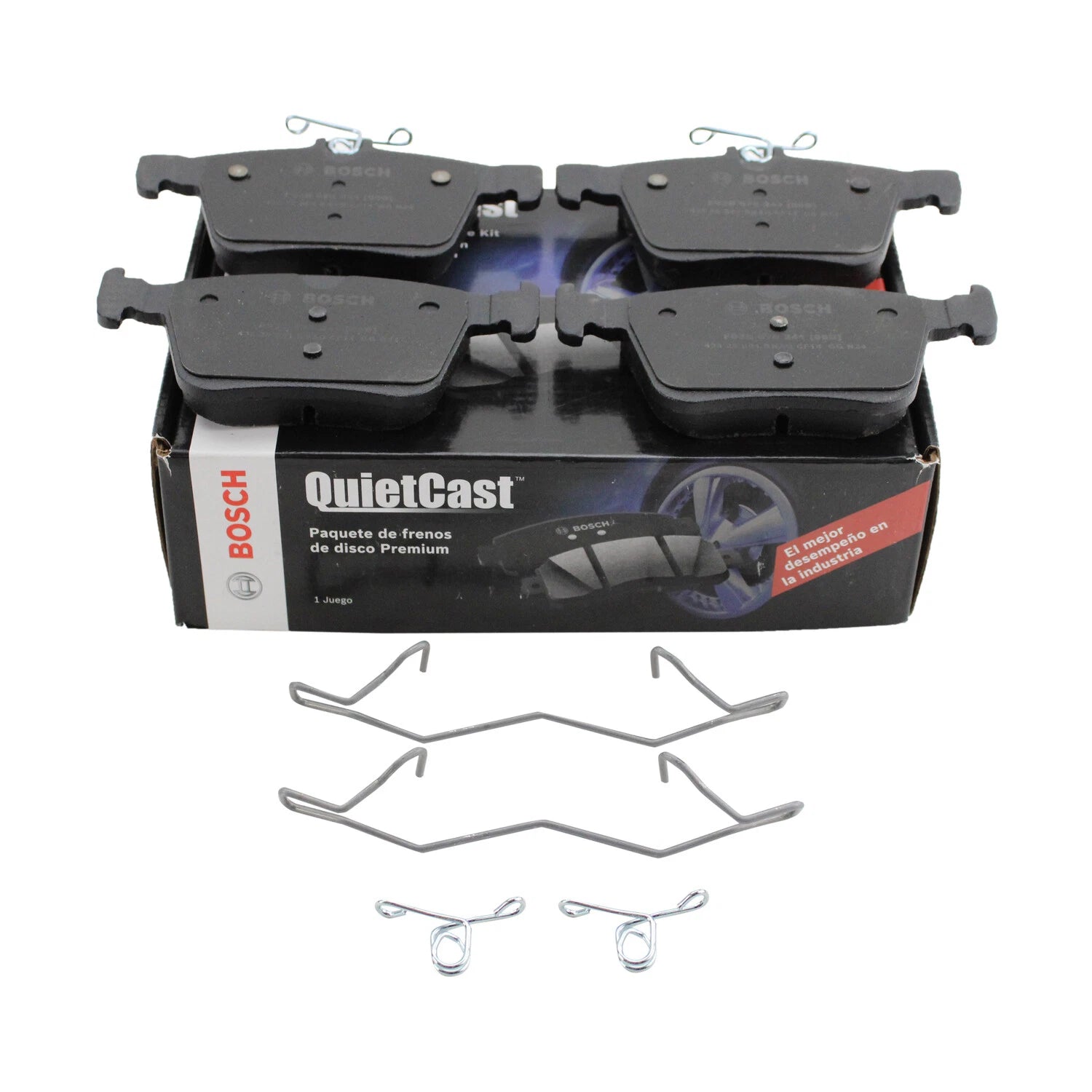 Bosch QuietCast Rear Ceramic Brake Pads for Audi A3 RS3 TT Quattro (2015–2023)