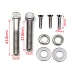 Diamond Flame Chrome Stem Mirrors for Harley Iron Horse (Custom Application)