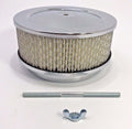 Chrome Air Cleaner Assembly 4bbl for Hot Rod Carb (5 1/8in Opening) (—)