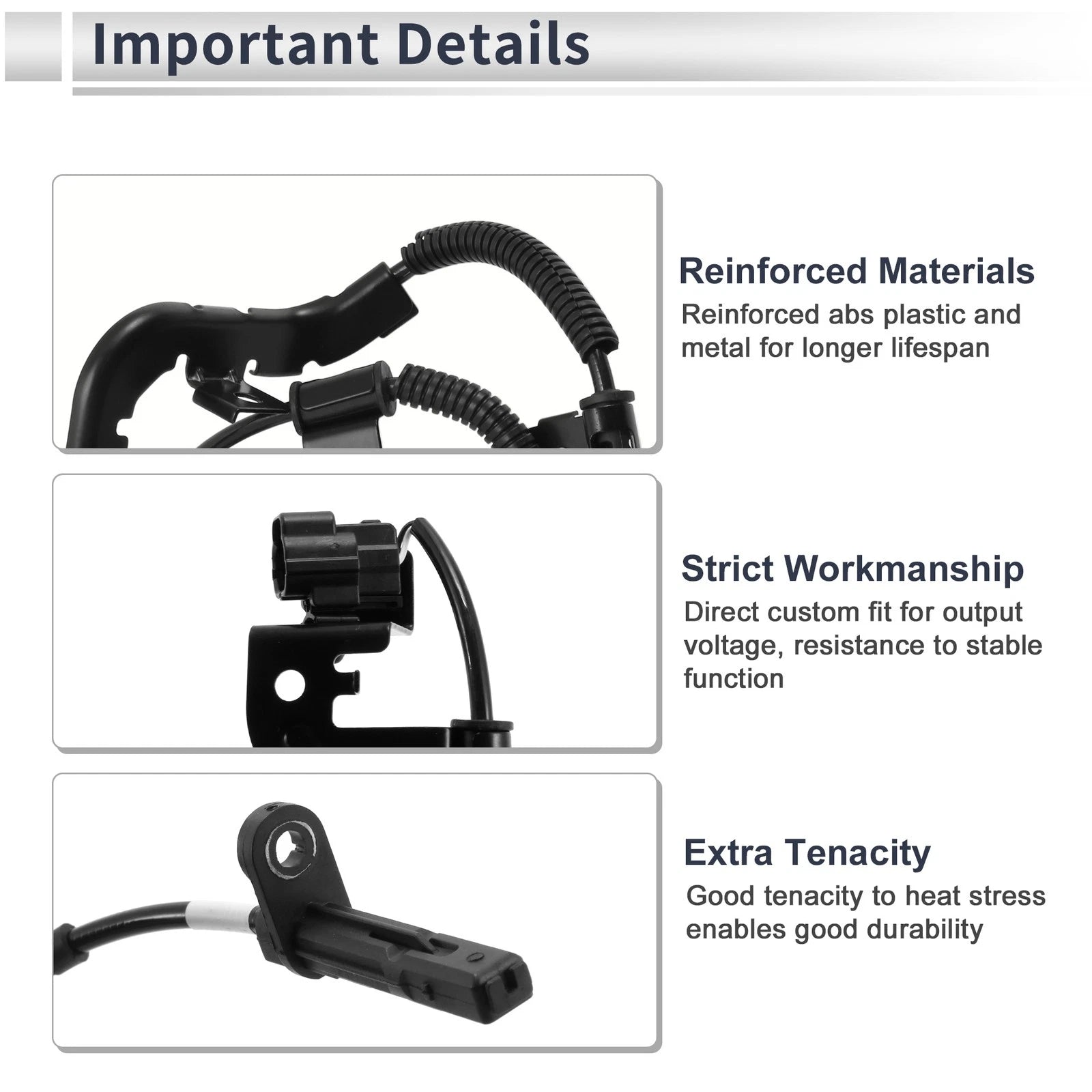 ABS Wheel Speed Sensor No. 956804D000 for Hyundai Entourage (2007–2009)