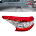 Tail Light for Nissan Sentra (2013–2015) Halogen Rear Outer Driver Side