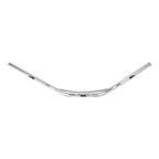 1'' Ape Hanger Handlebar for Harley Softail Fatboy (Chrome/Black)
