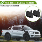 Windshield Washer Nozzle Set with Hose Connector for Mercedes-Benz (No. 2E1955985)