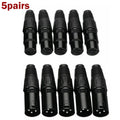XLR 3 Pin Audio Connectors for (Compatible)