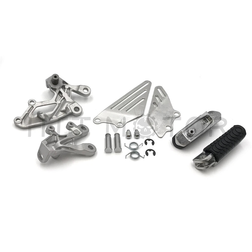 Foot Peg Footrest Set for Kawasaki Ninja ZZR1400 ZX14R (2006–2018) Silver