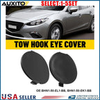 Set of 2 Rear Tow Hook Cover Caps BHN1-50-EL1-BB for Mazda 3 (2014–2016)