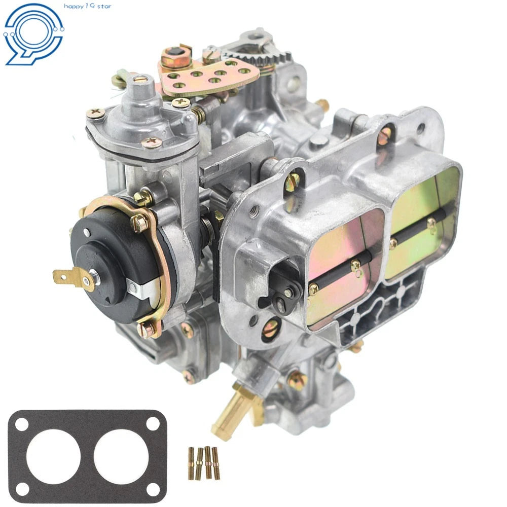 2X 38mm 2 Barrel Carburetor for Fiat Renault Ford VW Dodge Toyota Jeep